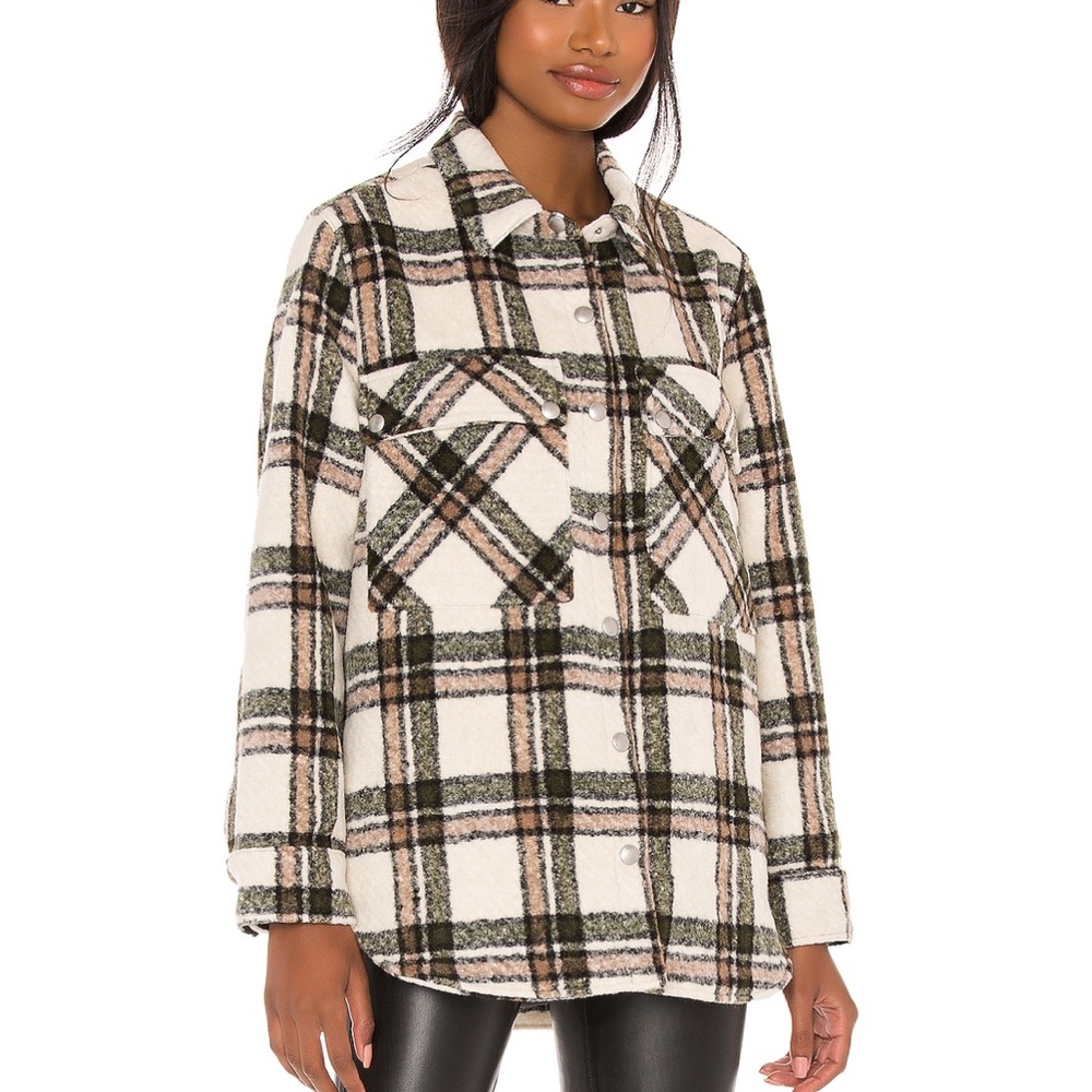 Blanknyc Neutral Shacket Size Small - image 2